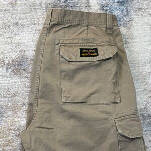 Vintage Y2K JNCO Jeans Cargo Shorts Men's Size 38 Khaki Streetwear